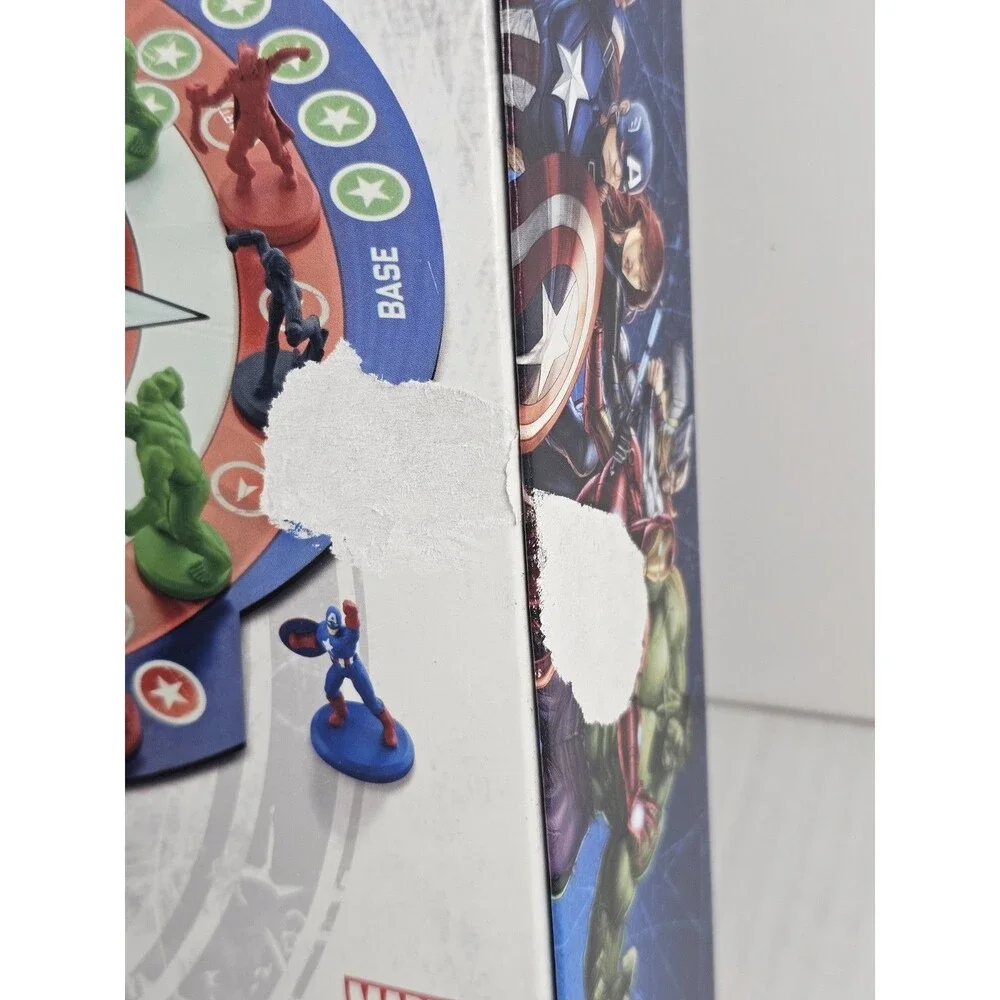 Marvel Avengers TROUBLE Board game by Hasbro Gaming COMPLETE All Pieces & Parts